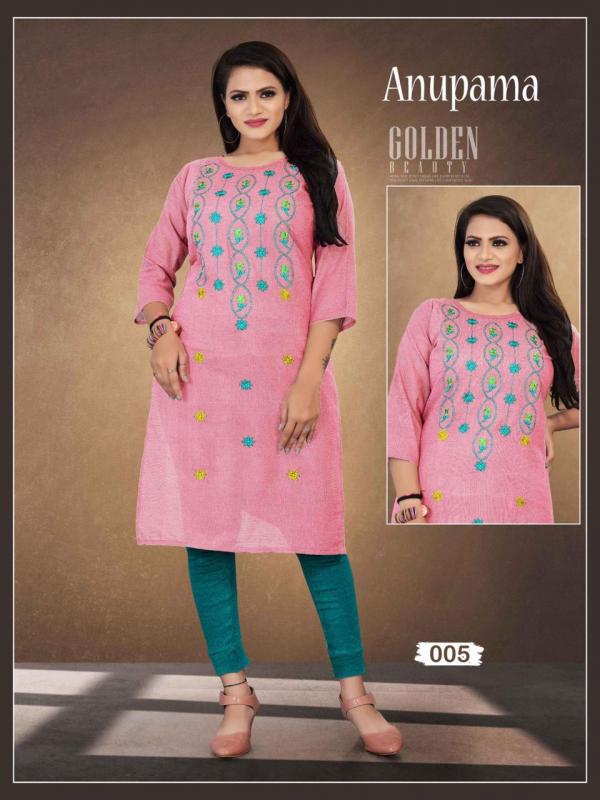 Aagya Anupama Fancy Cotton Embroidery Silk Kurti